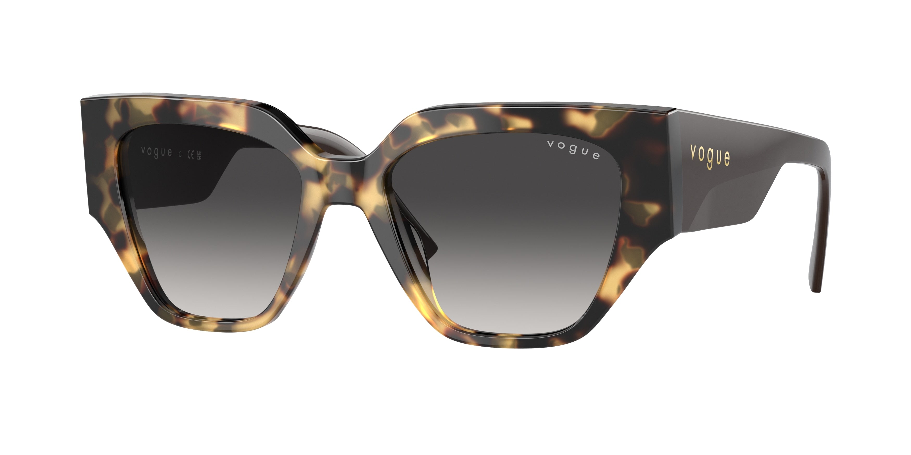 VOGUE 0VO5409S YELLOW TORTOISE irregular sunglasses by VOGUE