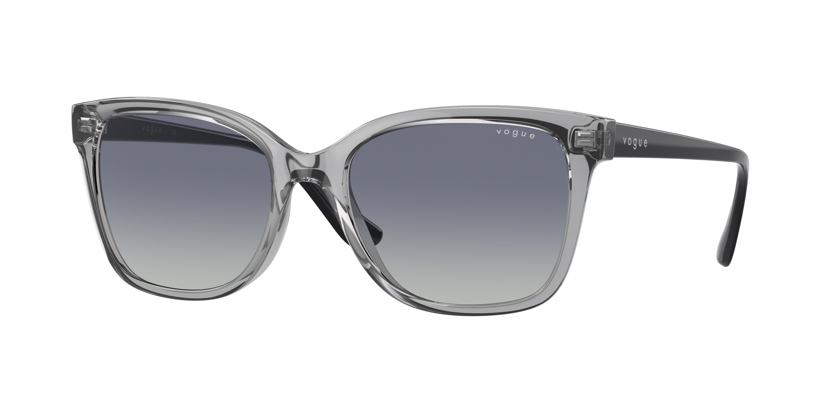 VOGUE 0VO5426S TRANSPARENT GREY pillow sunglasses by VOGUE