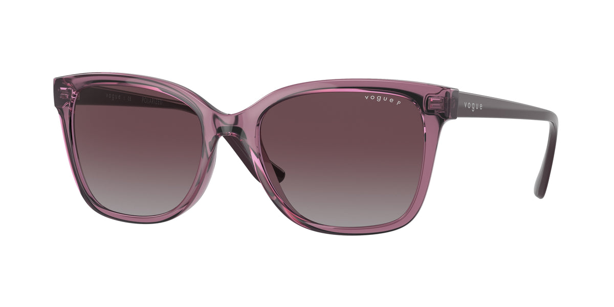 VOGUE 0VO5426S TRANSPARENT PURPLE pillow sunglasses by VOGUE