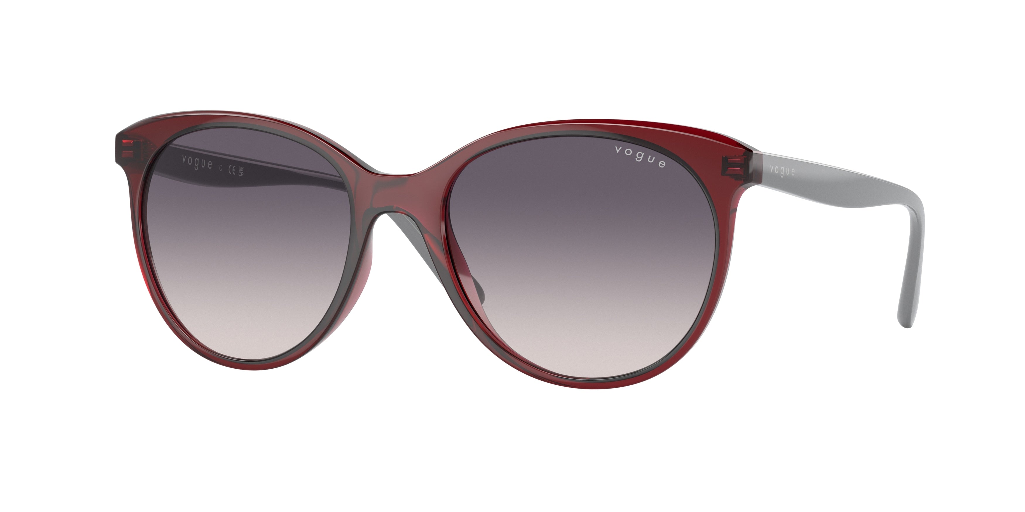 VOGUE 0VO5453S TRANSPARENT BORDEAUX phantos sunglasses by VOGUE