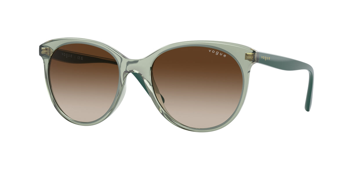 VOGUE 0VO5453S TRANSPARENT LIGHT GREEN phantos sunglasses by VOGUE
