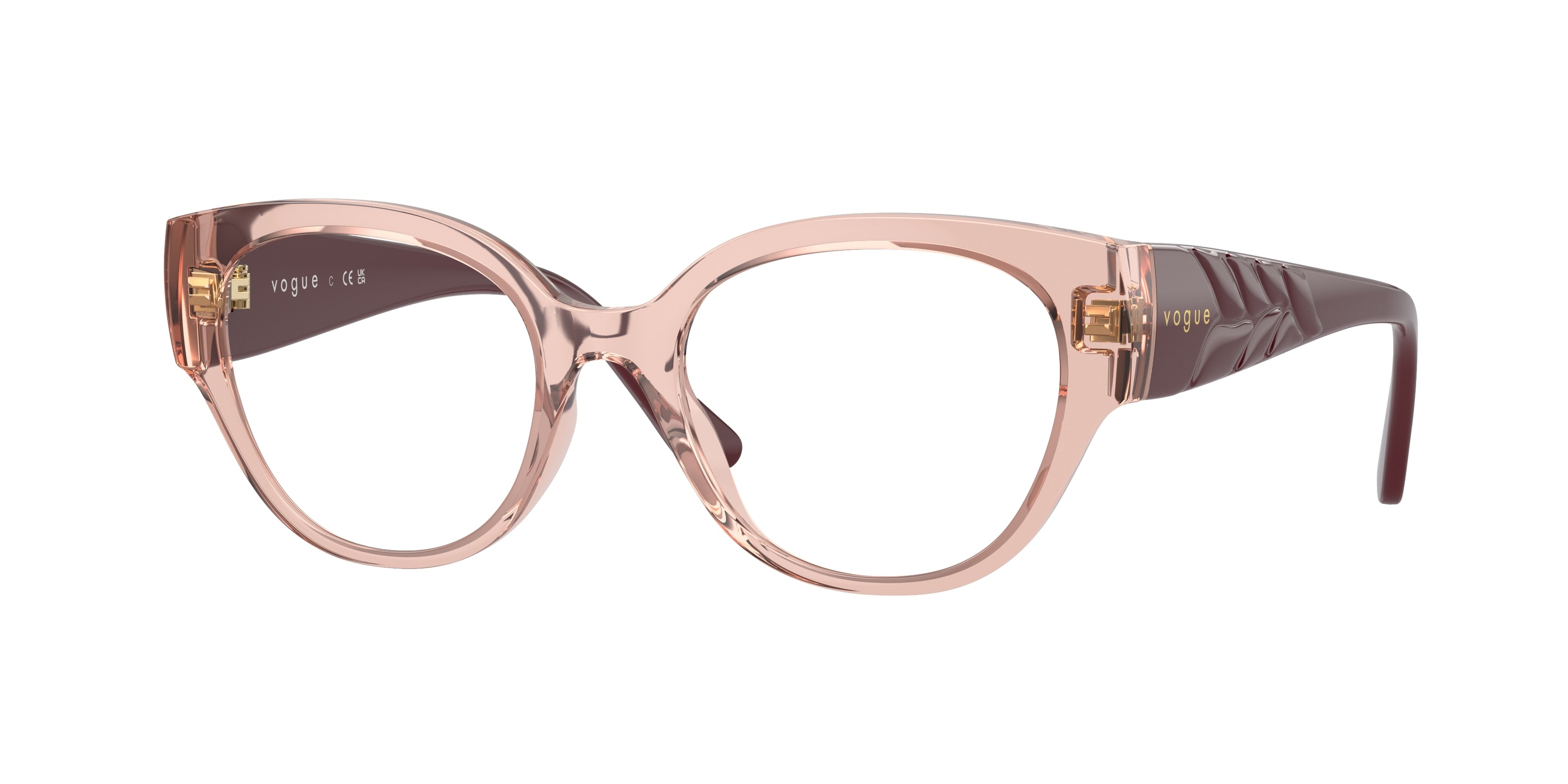 VOGUE 0VO5482 TRANSPARENT PINK phantos glasses by VOGUE