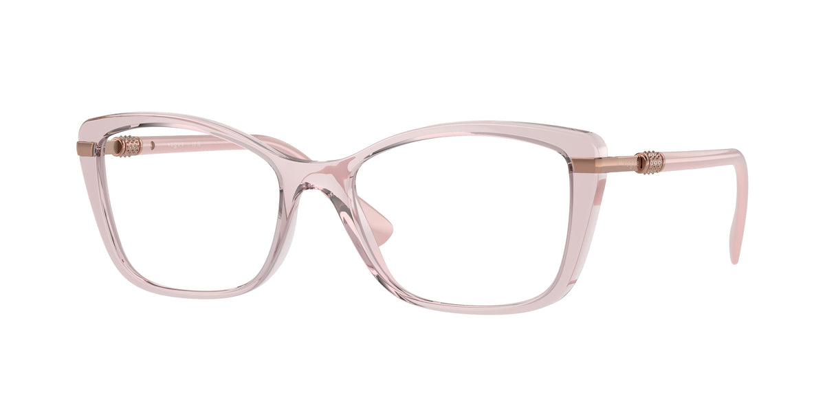 VOGUE 0VO5487B TRANSPARENT PINK butterfly glasses by VOGUE