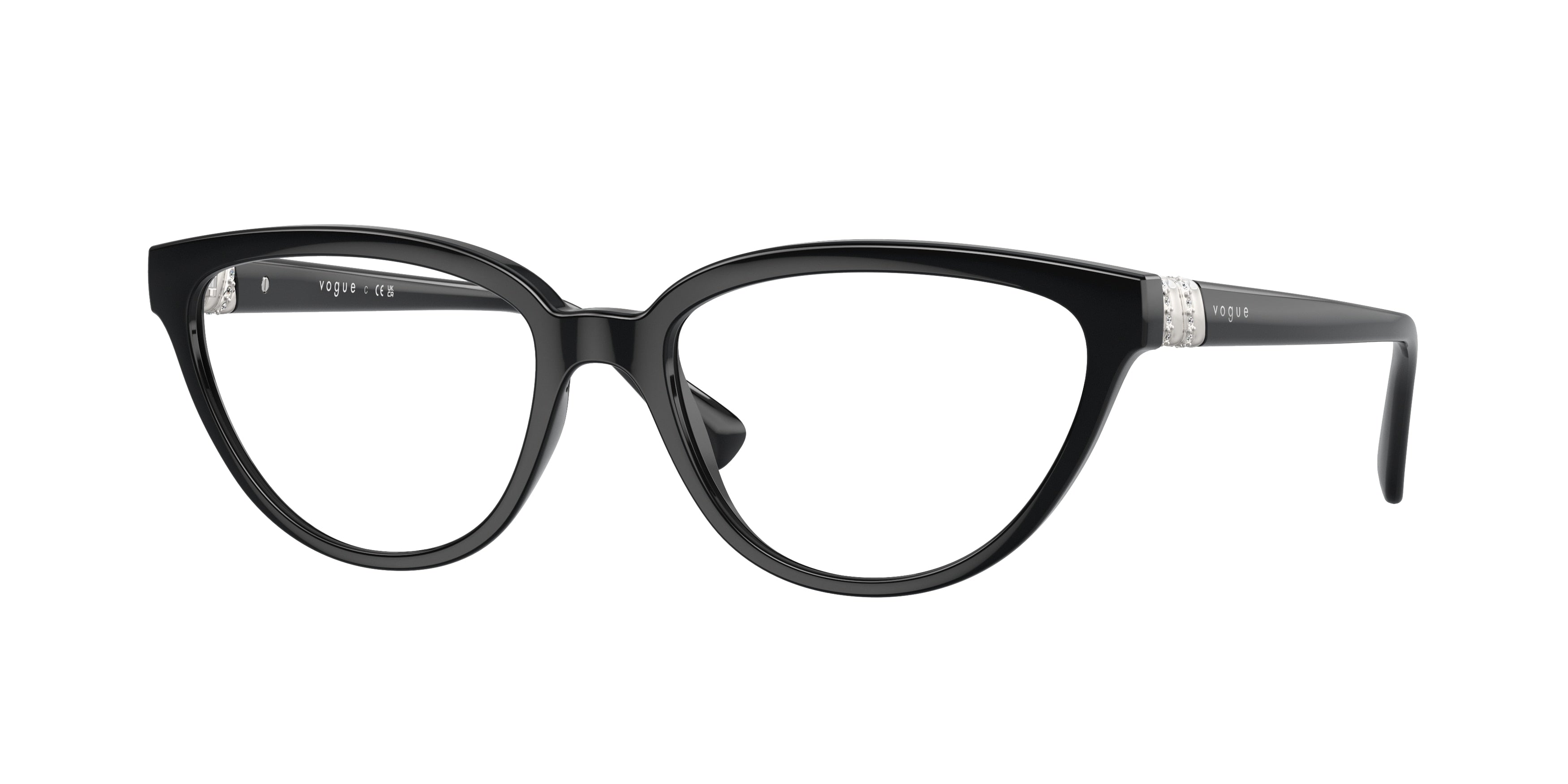 VOGUE 0VO5517B BLACK cat eye glasses by VOGUE