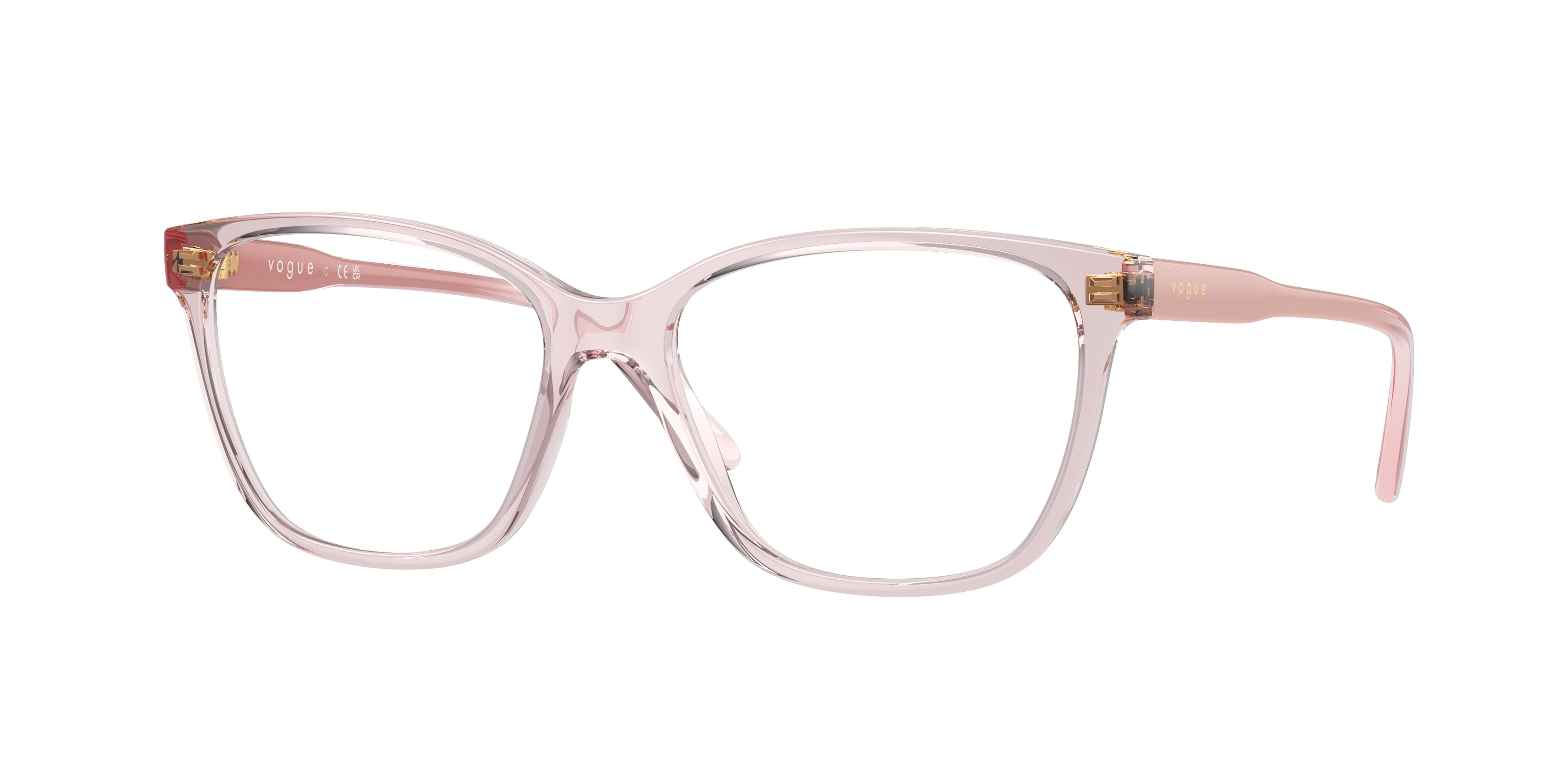 VOGUE 0VO5518 TRANSPARENT PINK pillow glasses by VOGUE