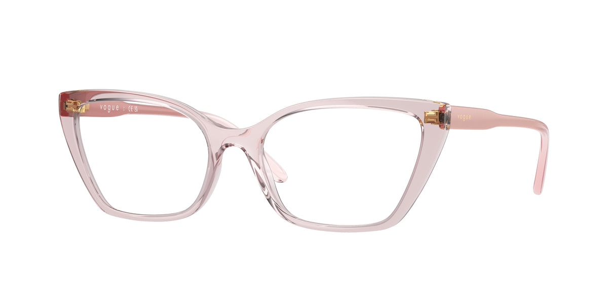 VOGUE 0VO5519 TRANSPARENT PINK cat eye glasses by VOGUE