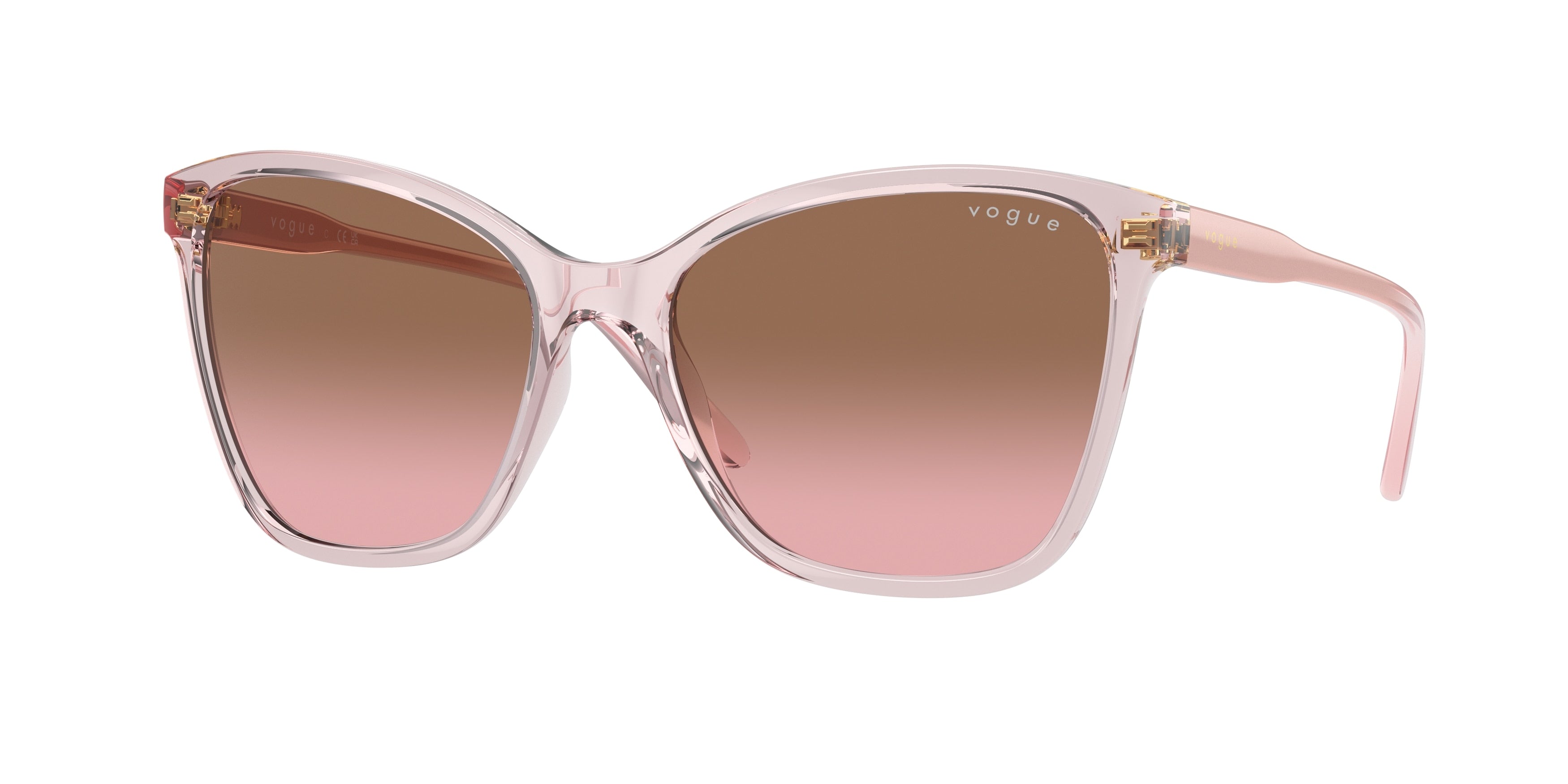 VOGUE 0VO5520S TRANSPARENT PINK butterfly sunglasses by VOGUE