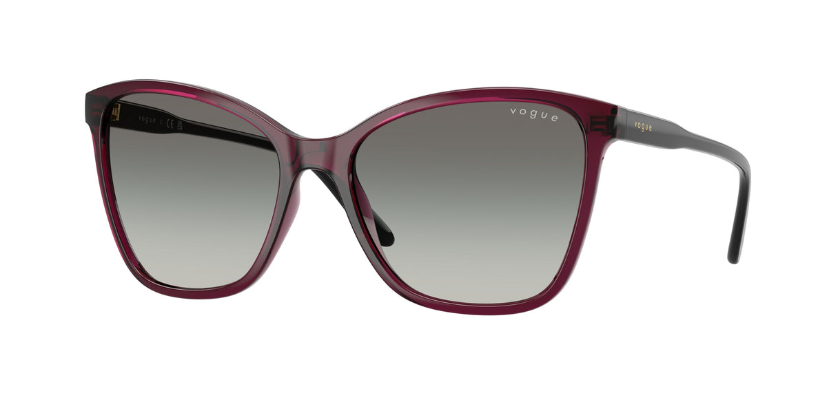 VOGUE 0VO5520S TRANSPARENT CHERRY butterfly sunglasses by VOGUE