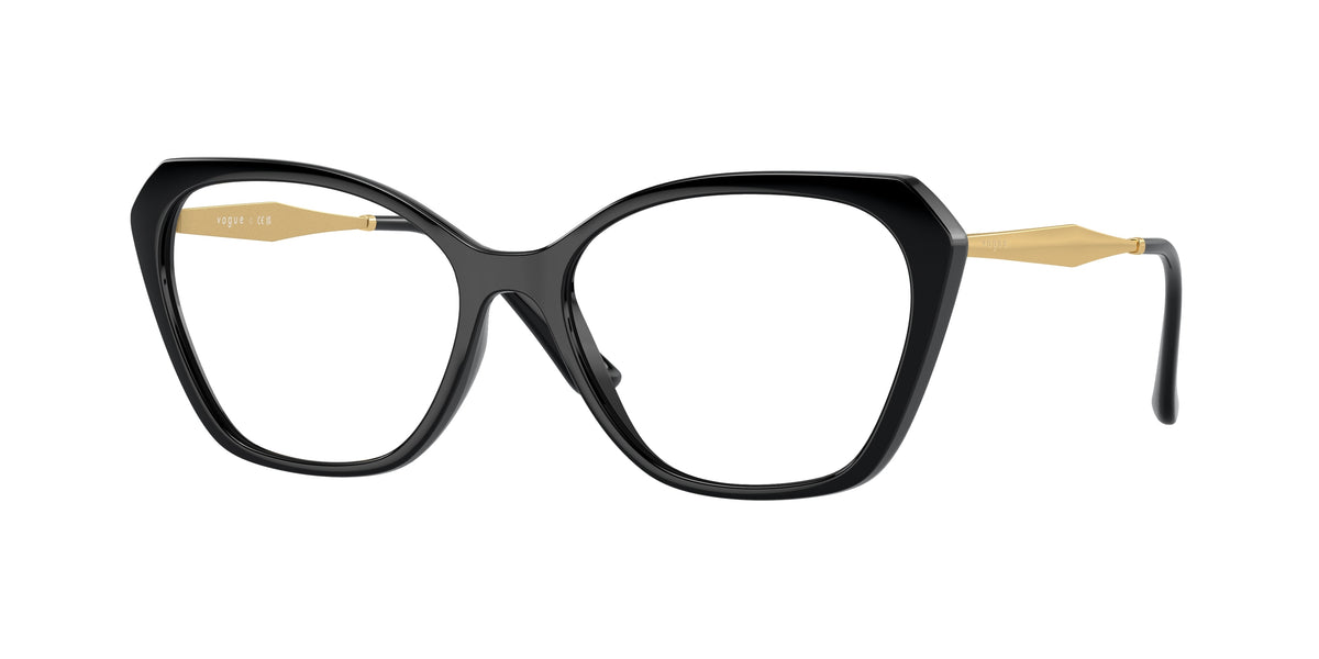 VOGUE 0VO5522 BLACK irregular glasses by VOGUE