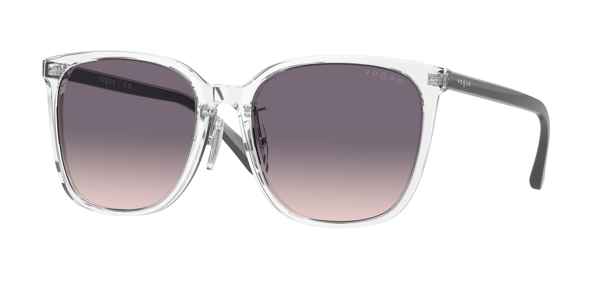 VOGUE 0VO5537SD TRANSPARENT square sunglasses by VOGUE