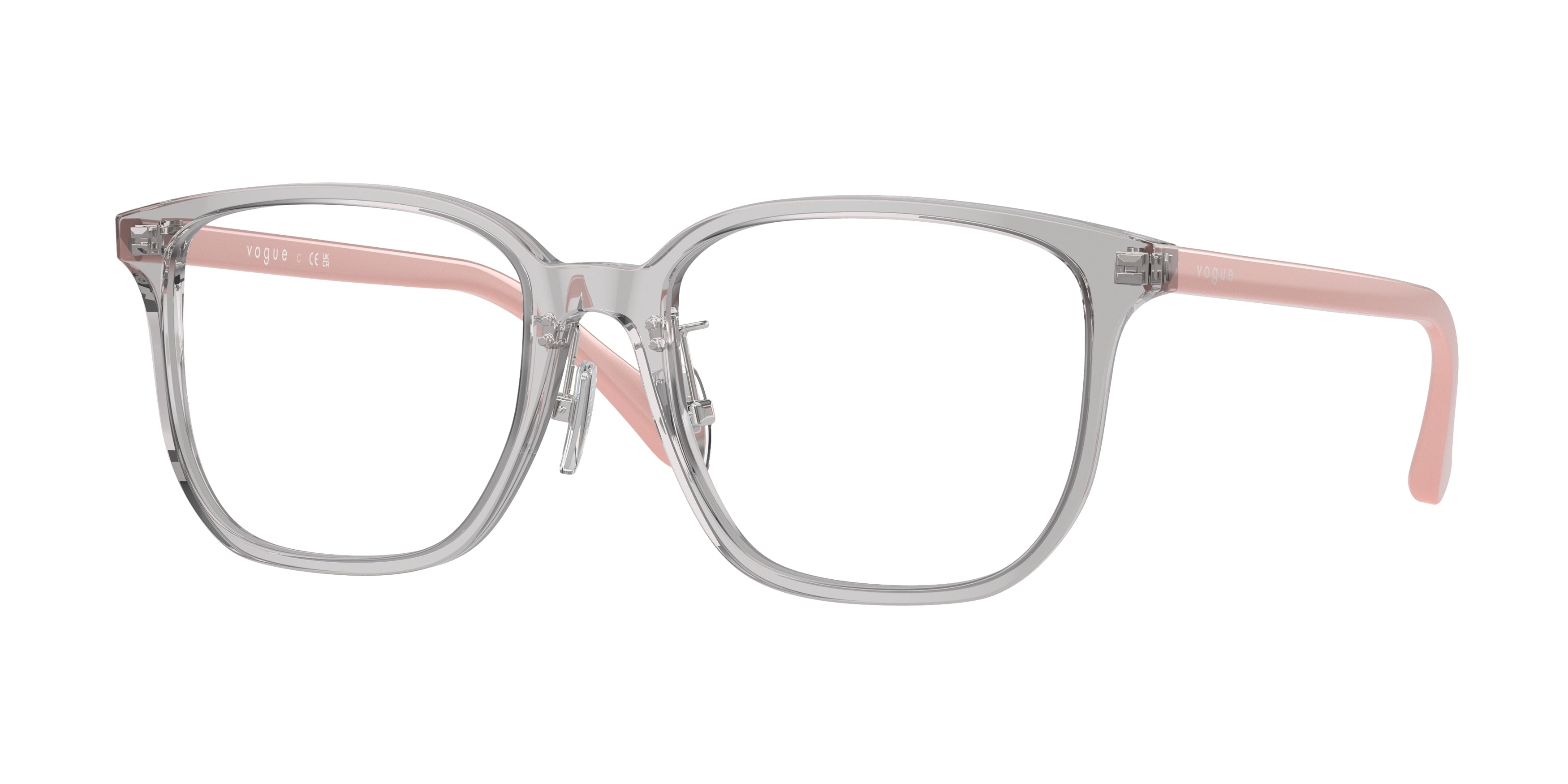VOGUE 0VO5550D TRANSPARENT GREY pillow glasses by VOGUE