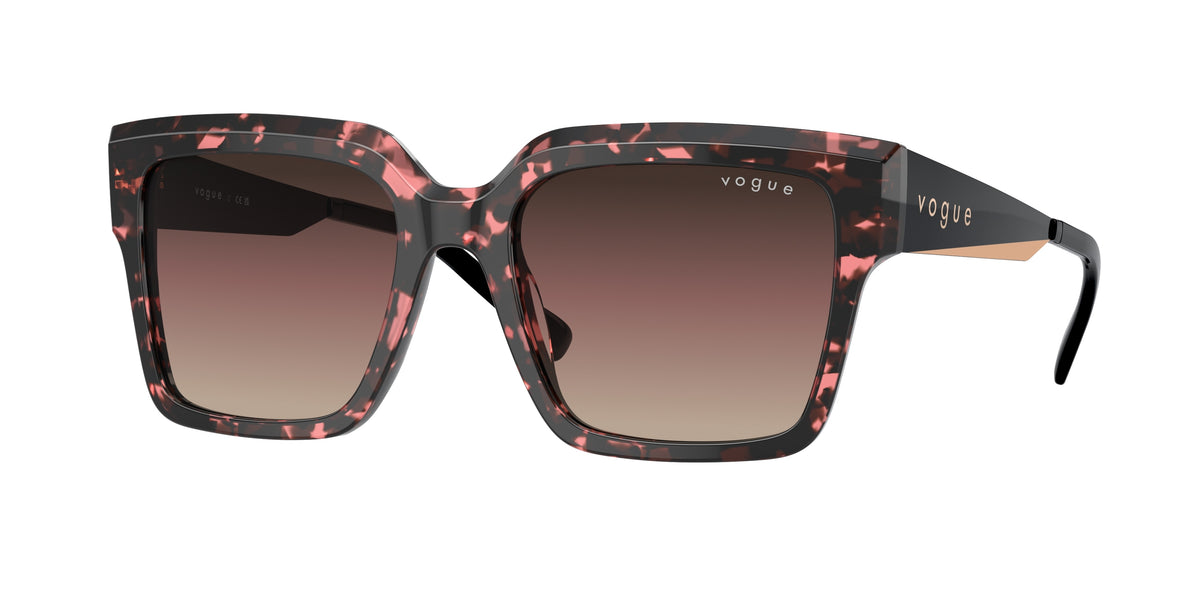 VOGUE 0VO5553S RED TORTOISE square sunglasses by VOGUE
