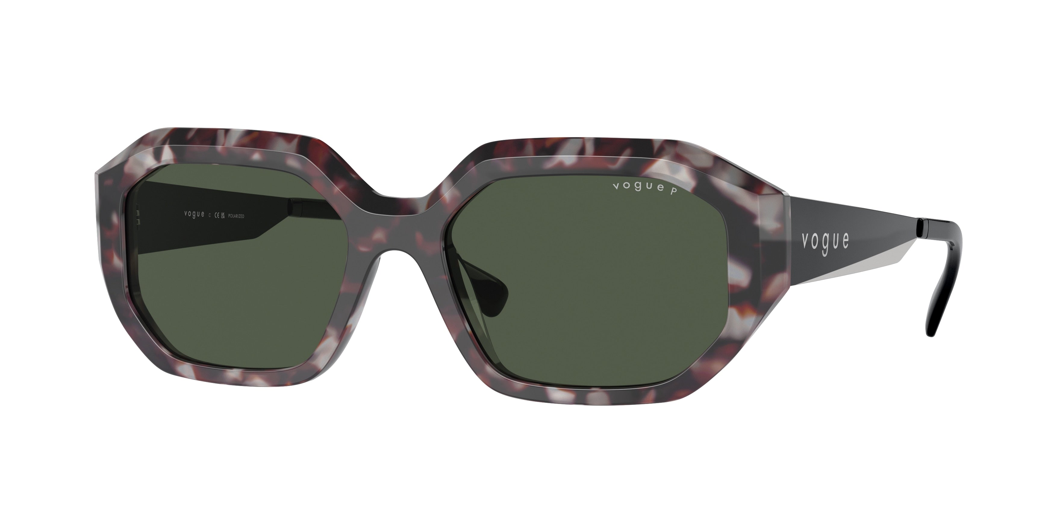 VOGUE 0VO5554S GREY TORTOISE irregular sunglasses by VOGUE