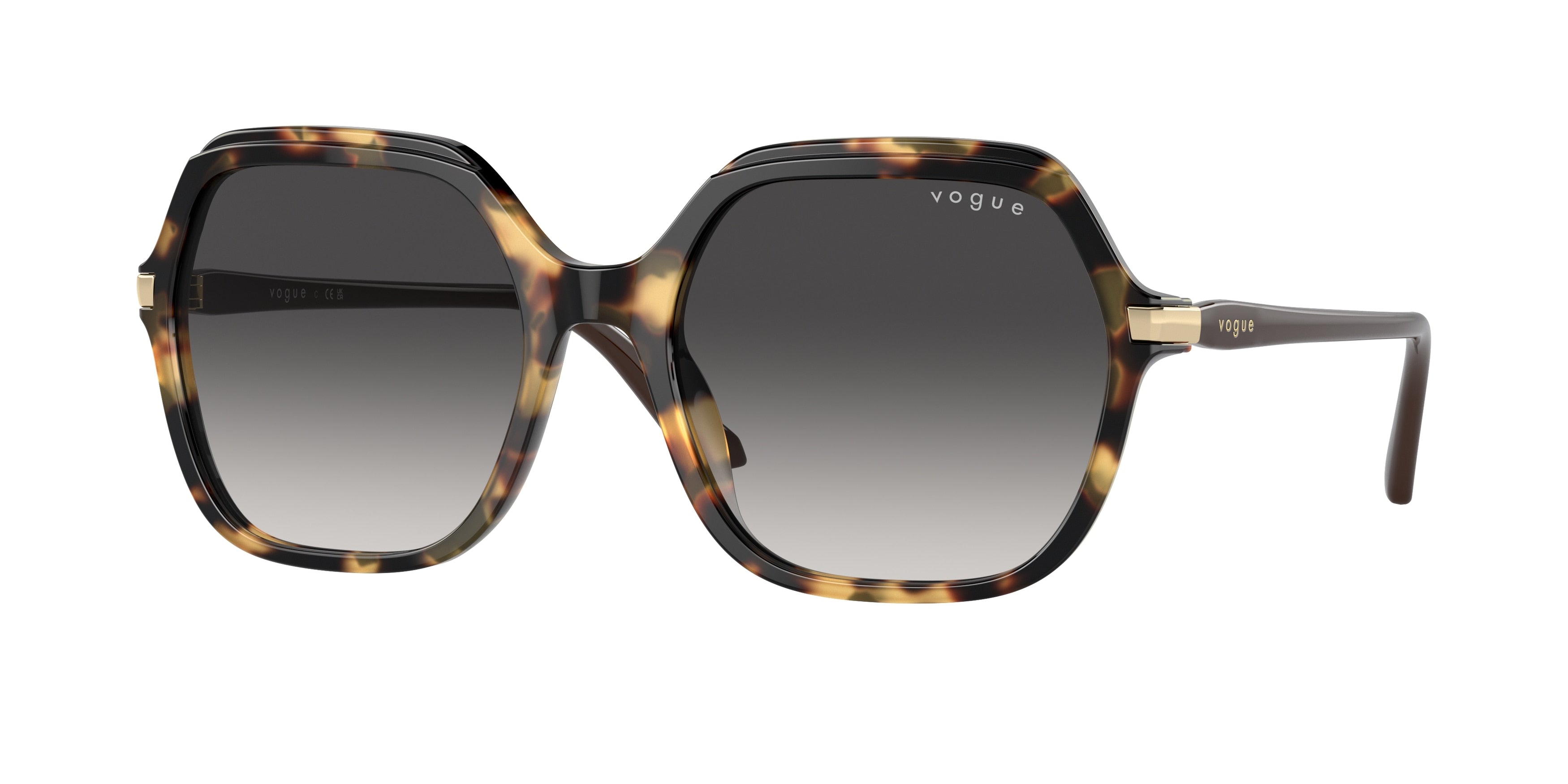 VOGUE 0VO5561S YELLOW TORTOISE square sunglasses by VOGUE