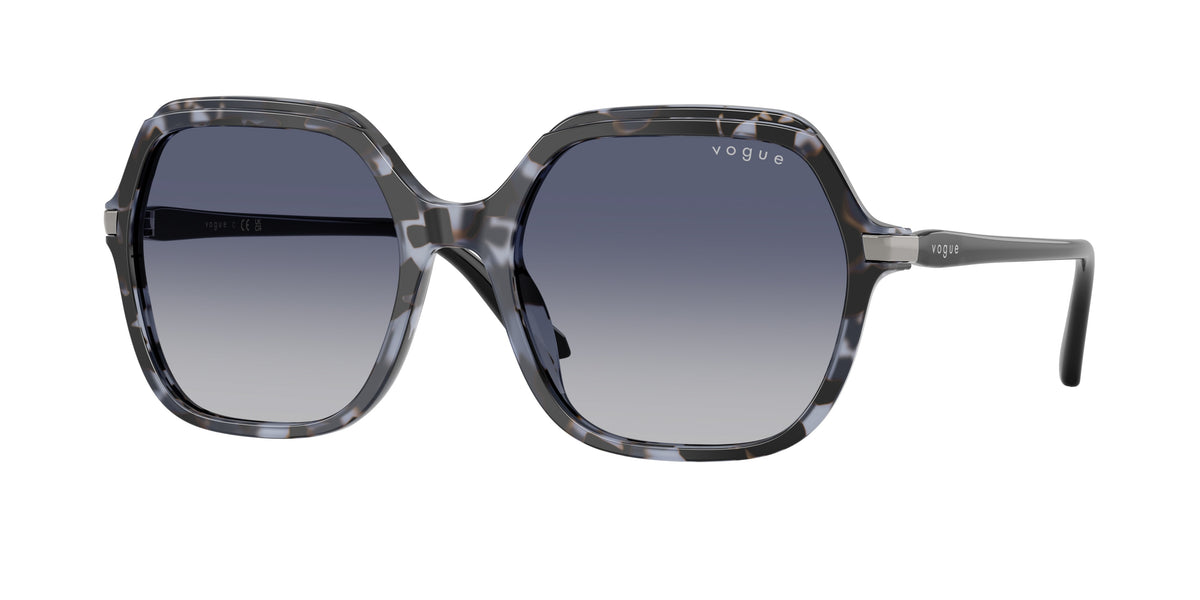 VOGUE 0VO5561S BLUE TORTOISE square sunglasses by VOGUE