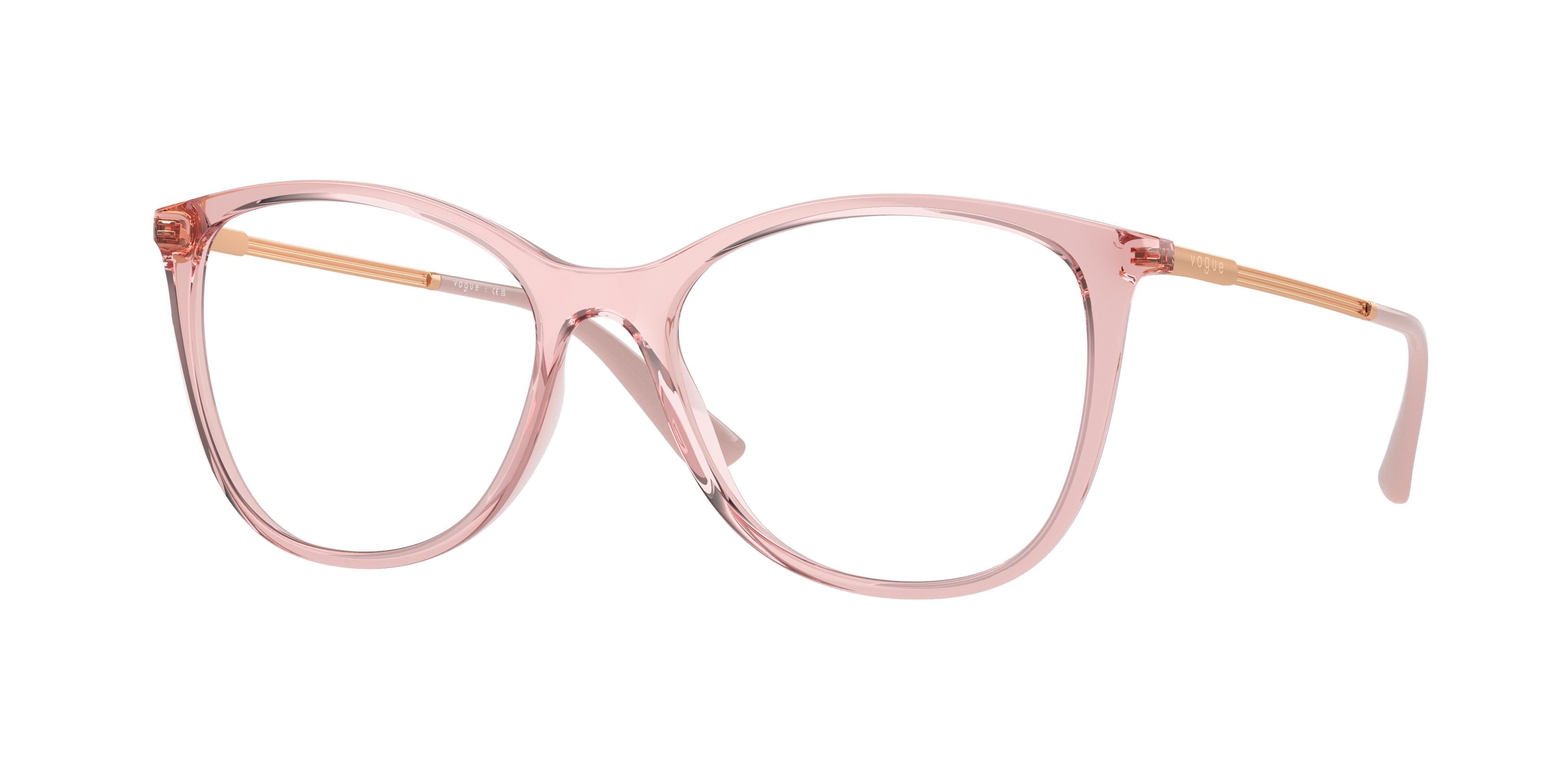 VOGUE 0VO5562 TRANSPARENT PINK phantos glasses by VOGUE