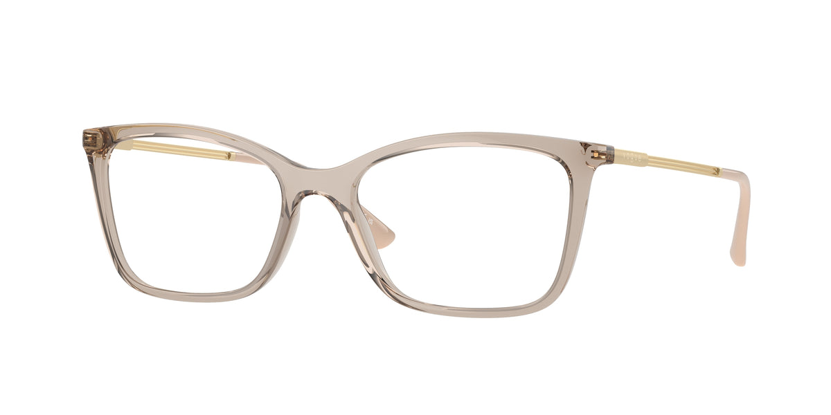 VOGUE 0VO5563 TRANSPARENT CARAMEL butterfly glasses by VOGUE