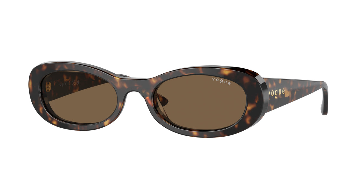 VOGUE 0VO5582S DARK HAVANA oval sunglasses by VOGUE
