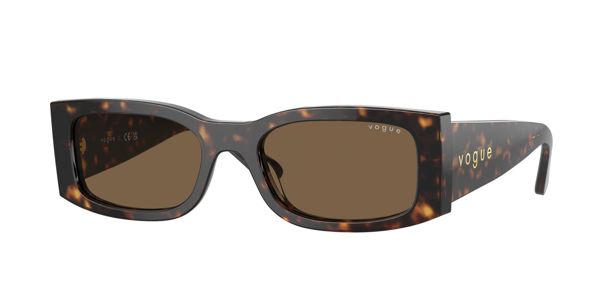 VOGUE 0VO5584S DARK HAVANA rectangle sunglasses by VOGUE