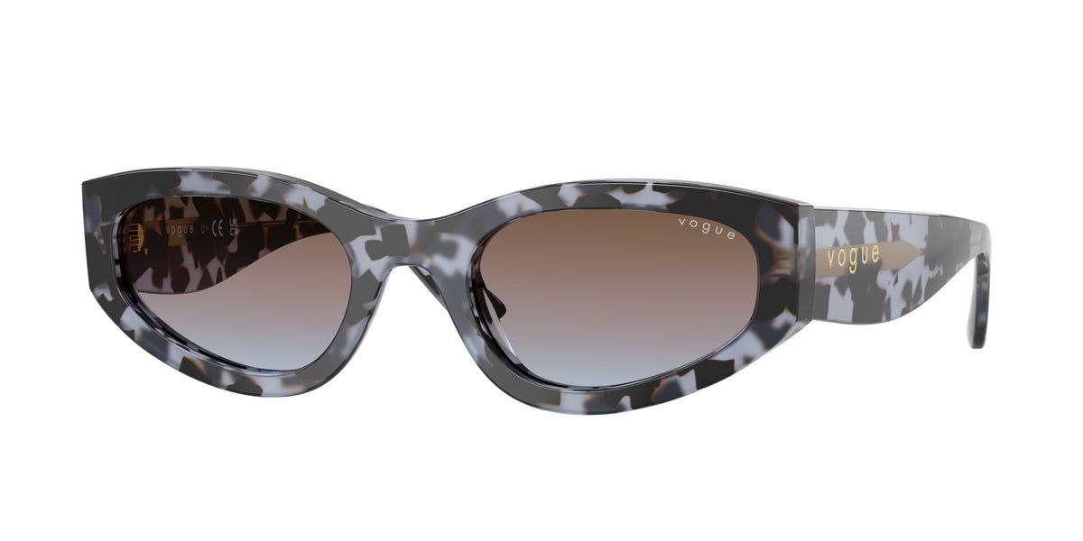 VOGUE 0VO5585S BLUE TORTOISE irregular sunglasses by VOGUE
