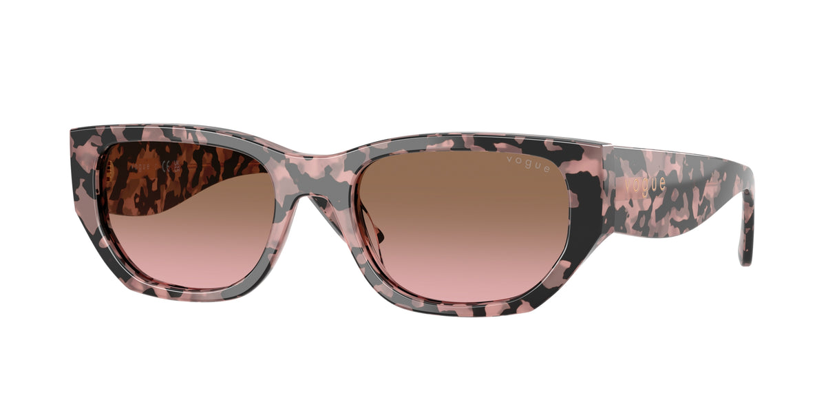 VOGUE 0VO5586S PINK TORTOISE rectangle sunglasses by VOGUE