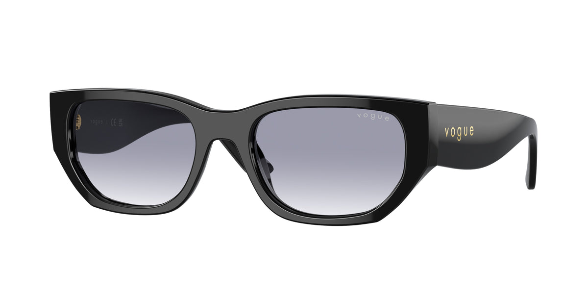VOGUE 0VO5586S BLACK rectangle sunglasses by VOGUE