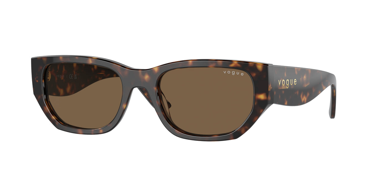VOGUE 0VO5586S DARK HAVANA rectangle sunglasses by VOGUE