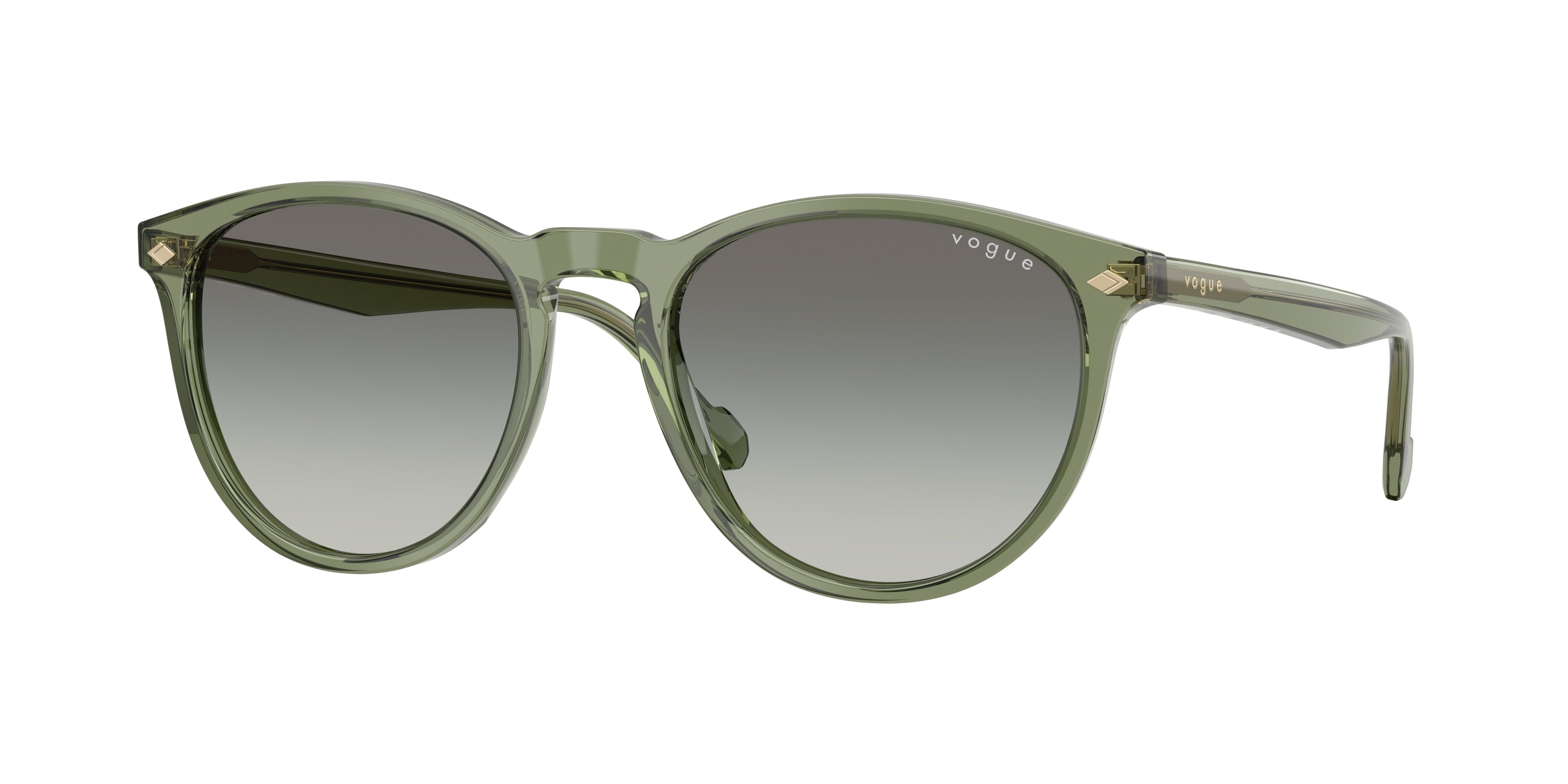 VOGUE 0VO5599S TRANSPARENT GREEN phantos sunglasses by VOGUE