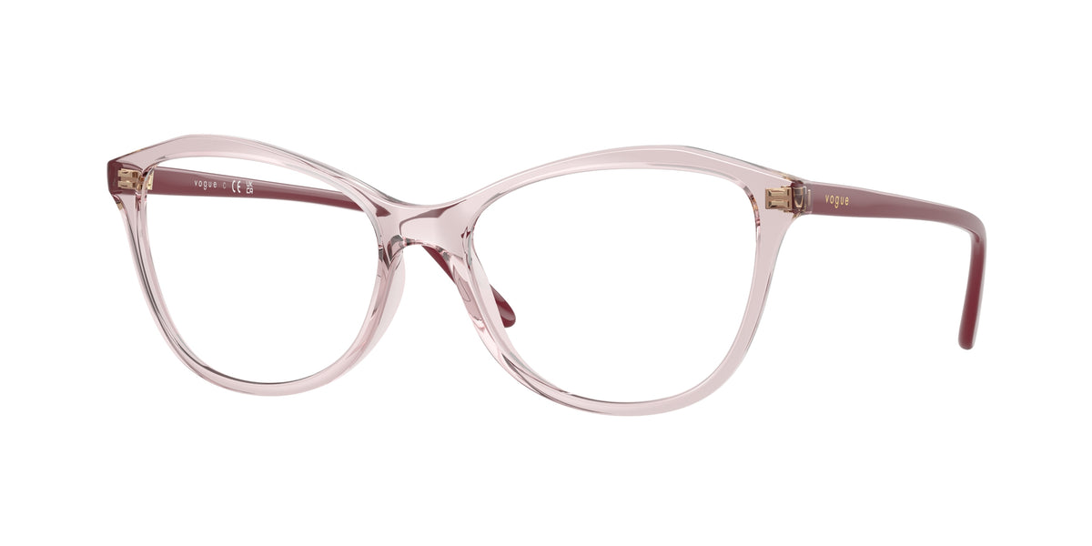 VOGUE 0VO5602 TRANSPARENT PINK irregular glasses by VOGUE
