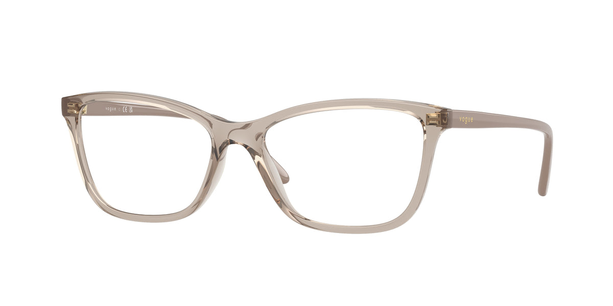 VOGUE 0VO5603 TRANSPARENT CARAMEL butterfly glasses by VOGUE
