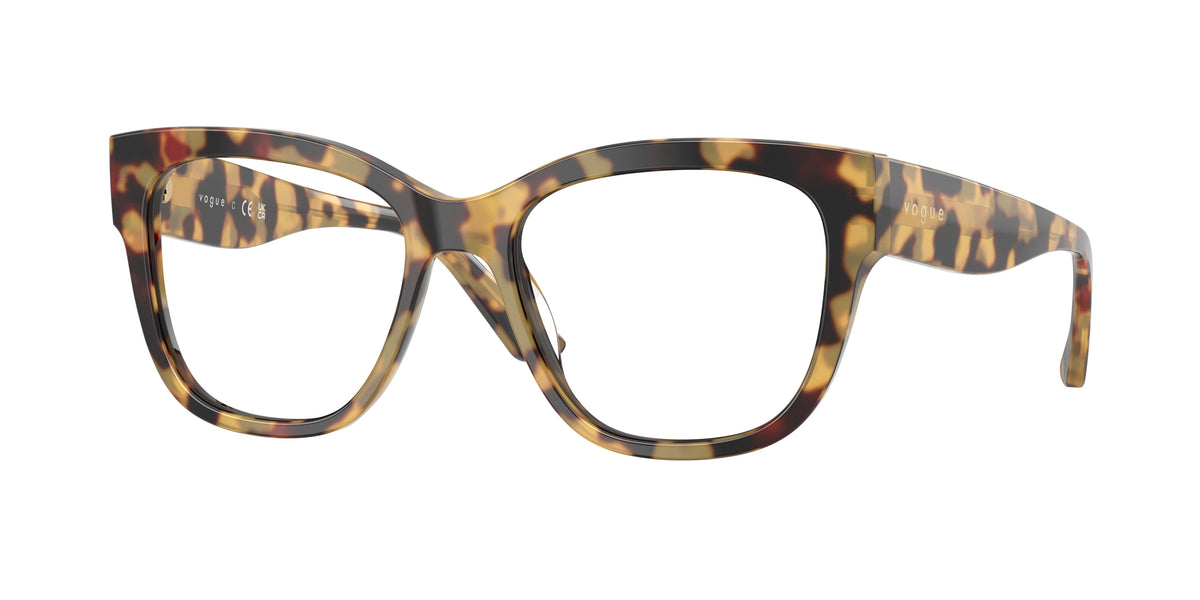VOGUE 0VO5605 YELLOW TORTOISE square glasses by VOGUE