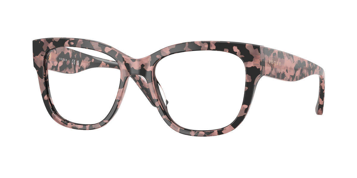 VOGUE 0VO5605 PINK TORTOISE square glasses by VOGUE