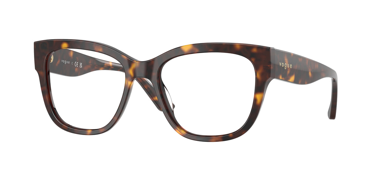 VOGUE 0VO5605 DARK HAVANA square glasses by VOGUE
