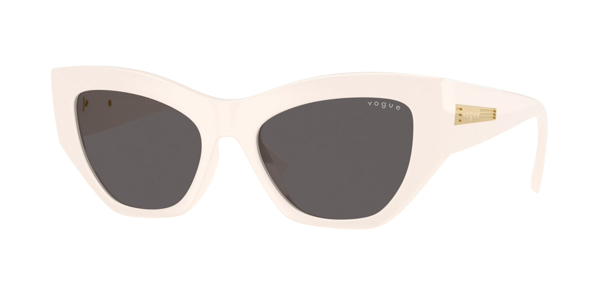 VOGUE 0VO5607S FULL IVORY irregular sunglasses by VOGUE