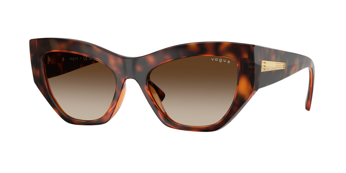 VOGUE 0VO5607S DARK HAVANA irregular sunglasses by VOGUE