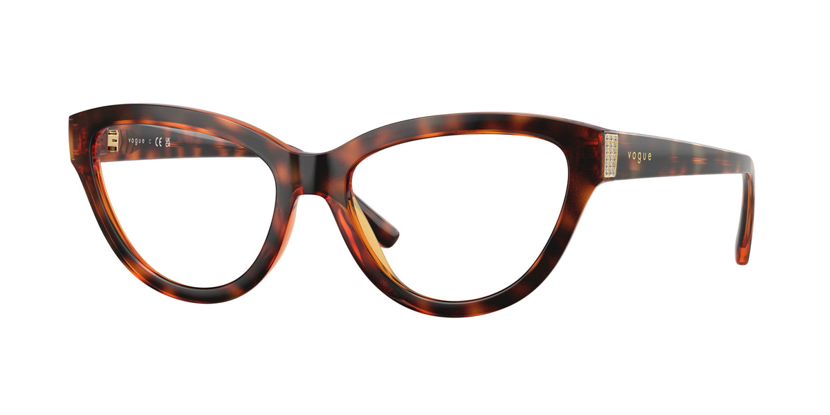 VOGUE 0VO5610B DARK HAVANA cat eye glasses by VOGUE