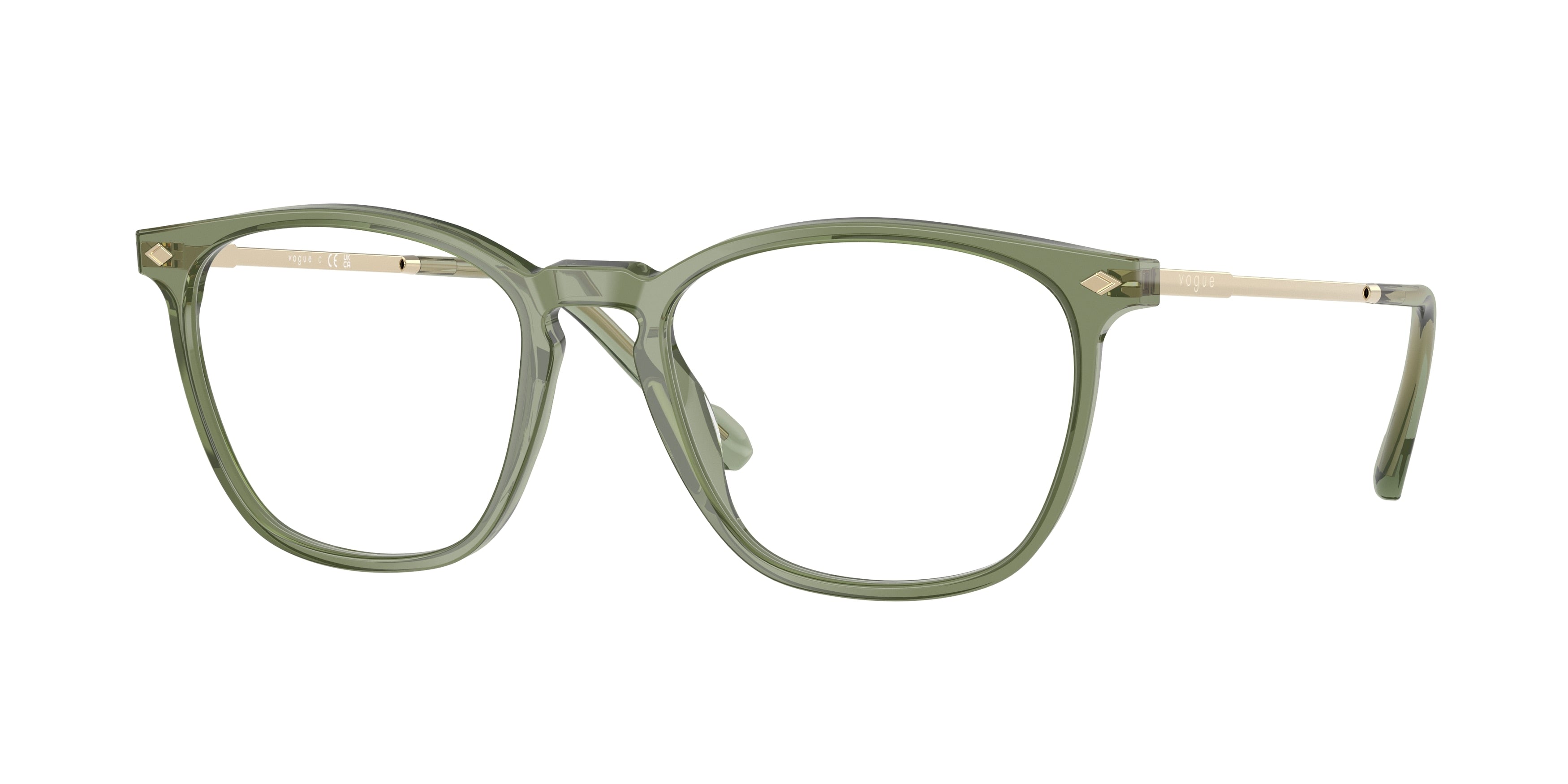 VOGUE 0VO5614 TRANSPARENT GREEN pillow glasses by VOGUE