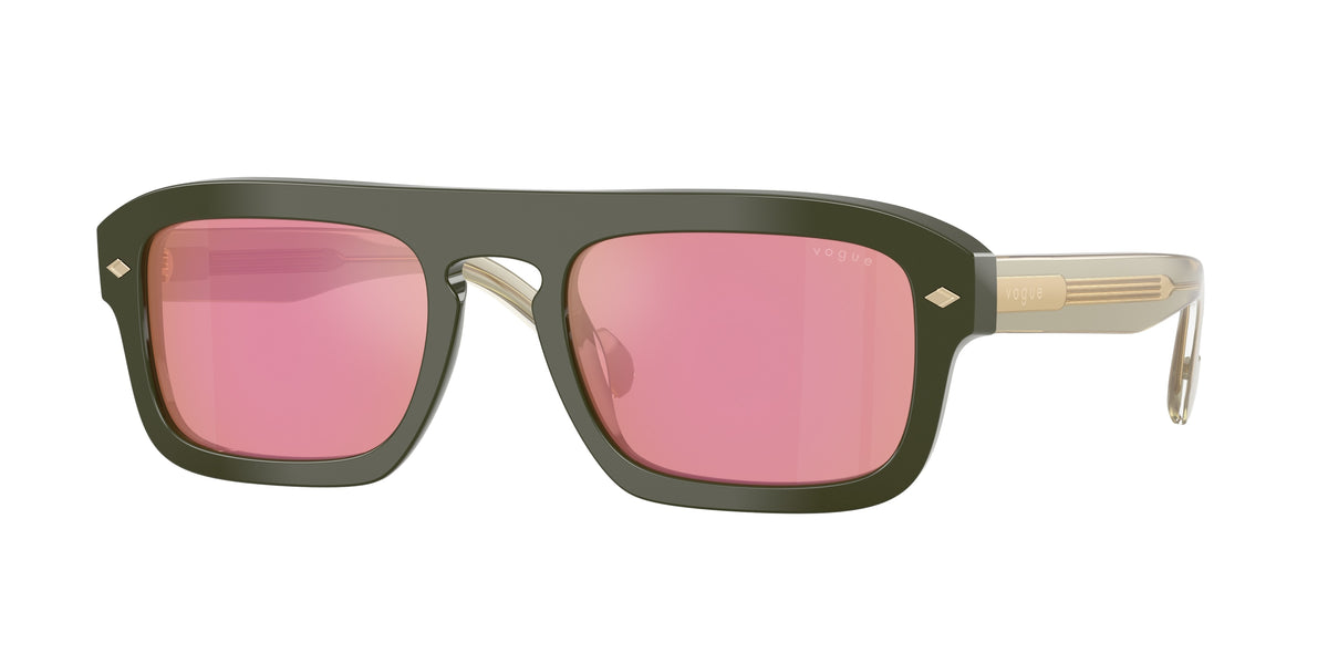 VOGUE 0VO5620S FULL GREEN irregular sunglasses by VOGUE
