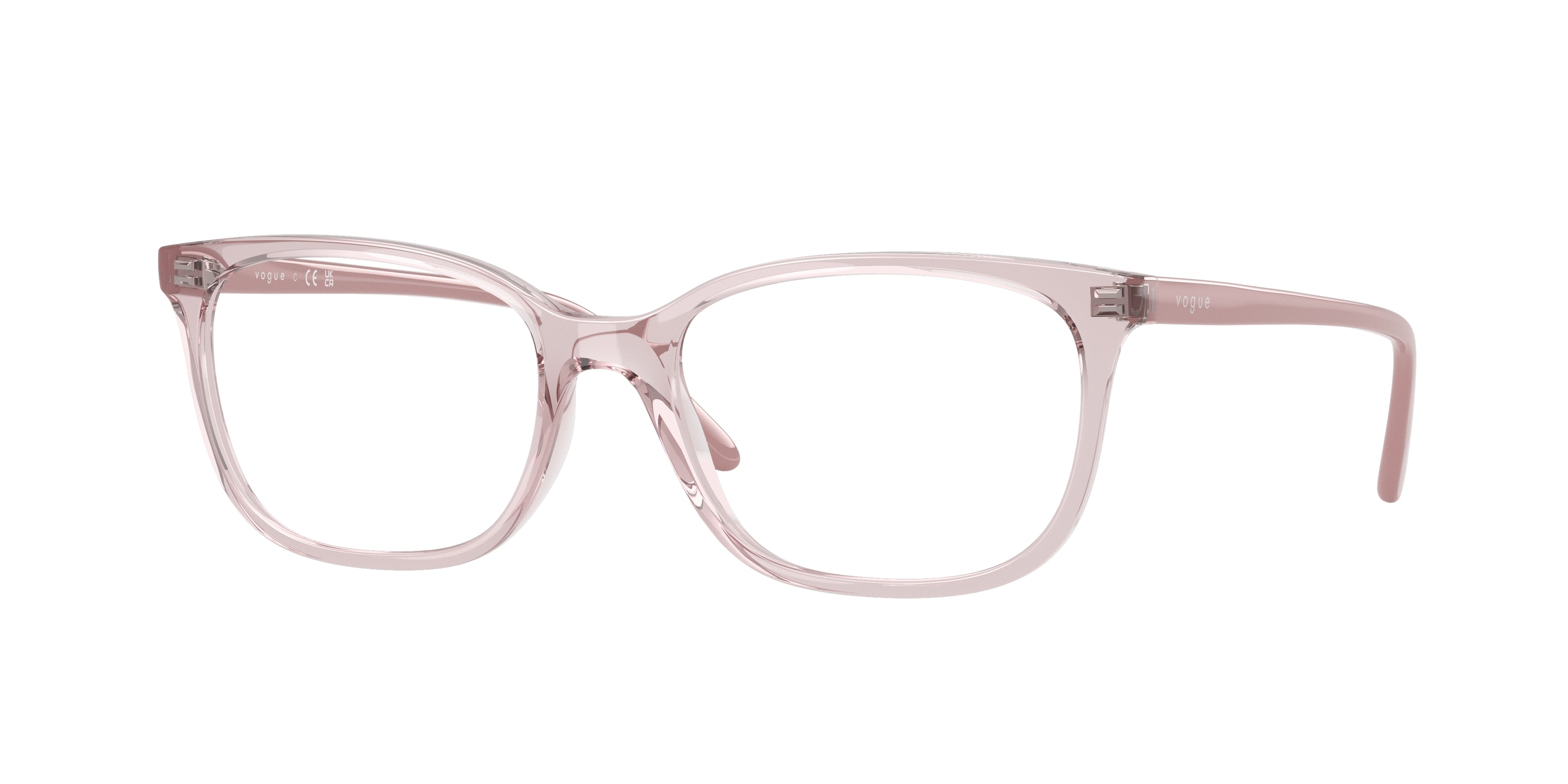 VOGUE 0VO5621 TRANSPARENT PINK pillow glasses by VOGUE