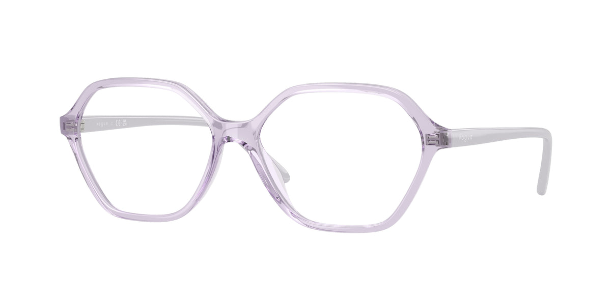 VOGUE 0VO5622 TRANSPARENT VIOLET irregular glasses by VOGUE