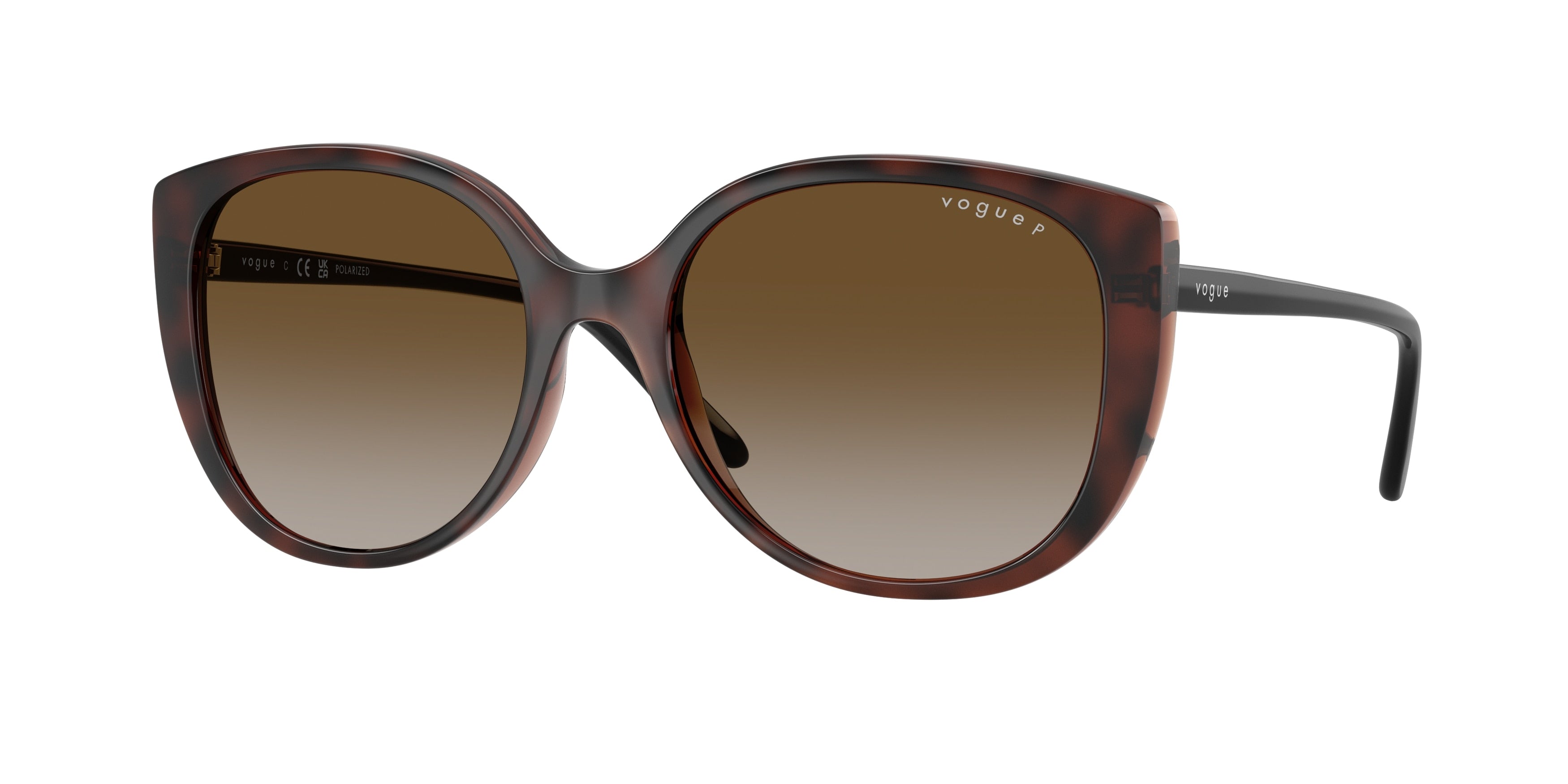 VOGUE 0VO5623S TOP DARK HAVANA/LIGHT BROWN butterfly sunglasses by VOGUE