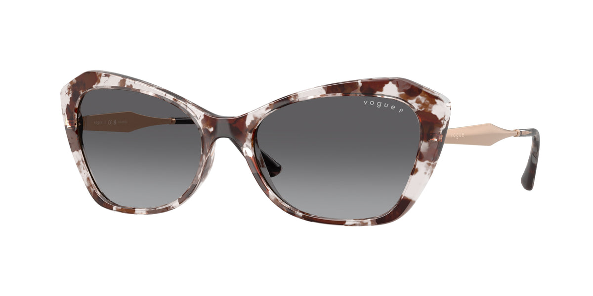 VOGUE 0VO5626S GREY HAVANA irregular sunglasses by VOGUE