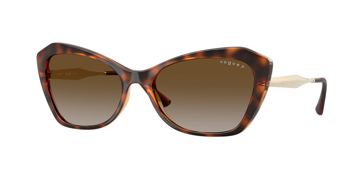 VOGUE 0VO5626S DARK HAVANA irregular sunglasses by VOGUE