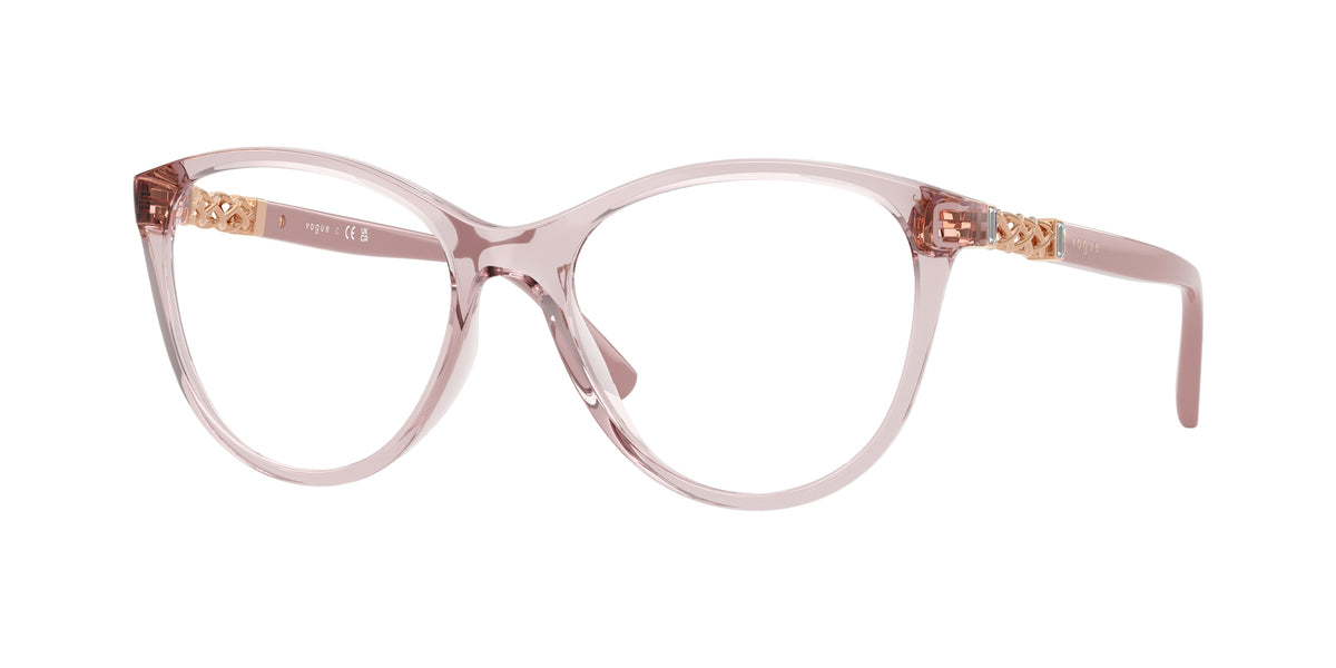 VOGUE 0VO5631B TRANSPARENT PINK phantos glasses by VOGUE