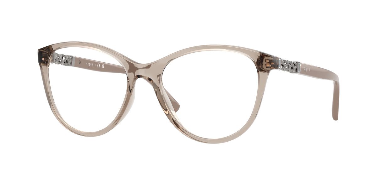 VOGUE 0VO5631B TRANSPARENT CARAMEL phantos glasses by VOGUE