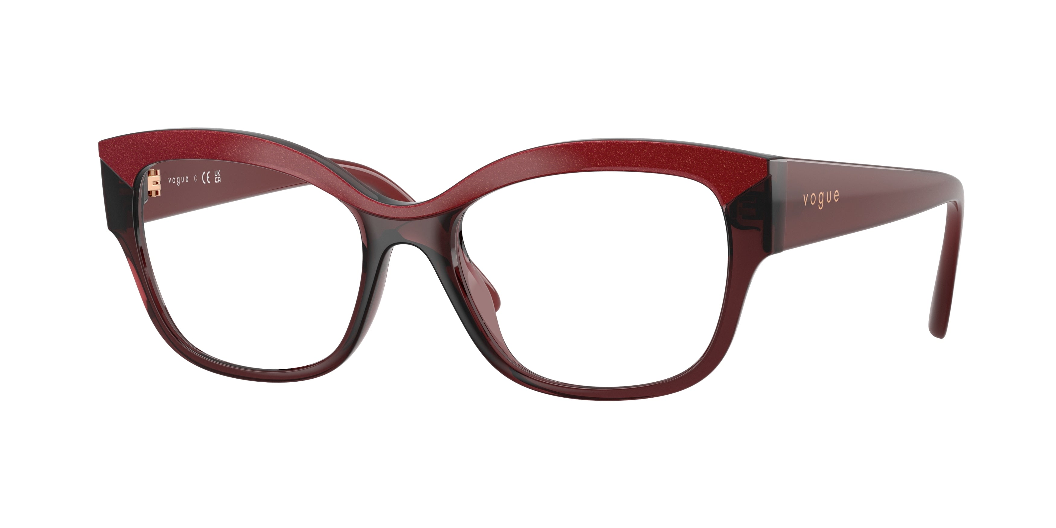 VOGUE 0VO5635U TOP RED/TRANSPARENT RED pillow glasses by VOGUE