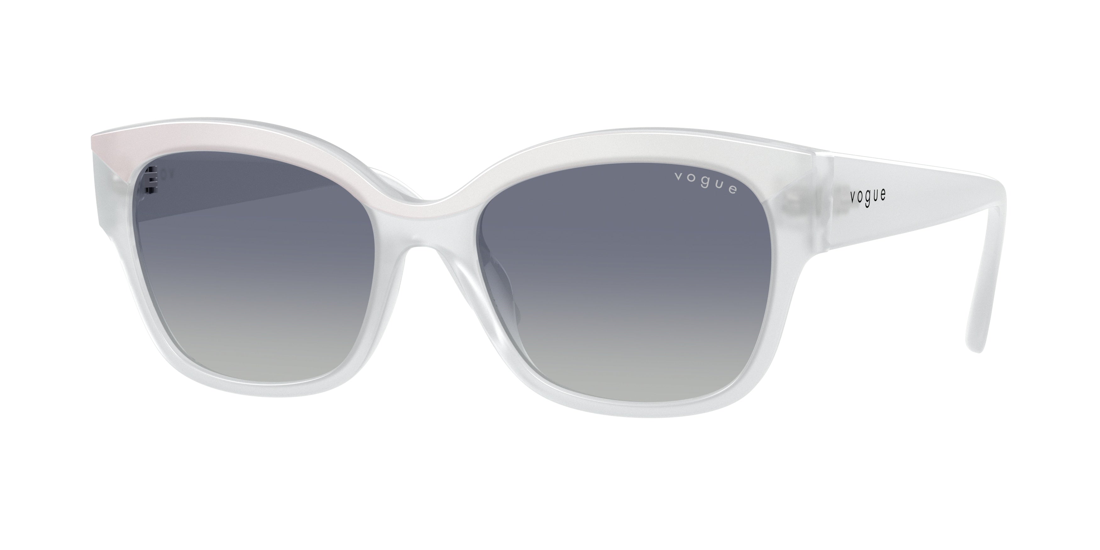 VOGUE 0VO5638SU TOP WHITE/OPAL MILK butterfly sunglasses by VOGUE