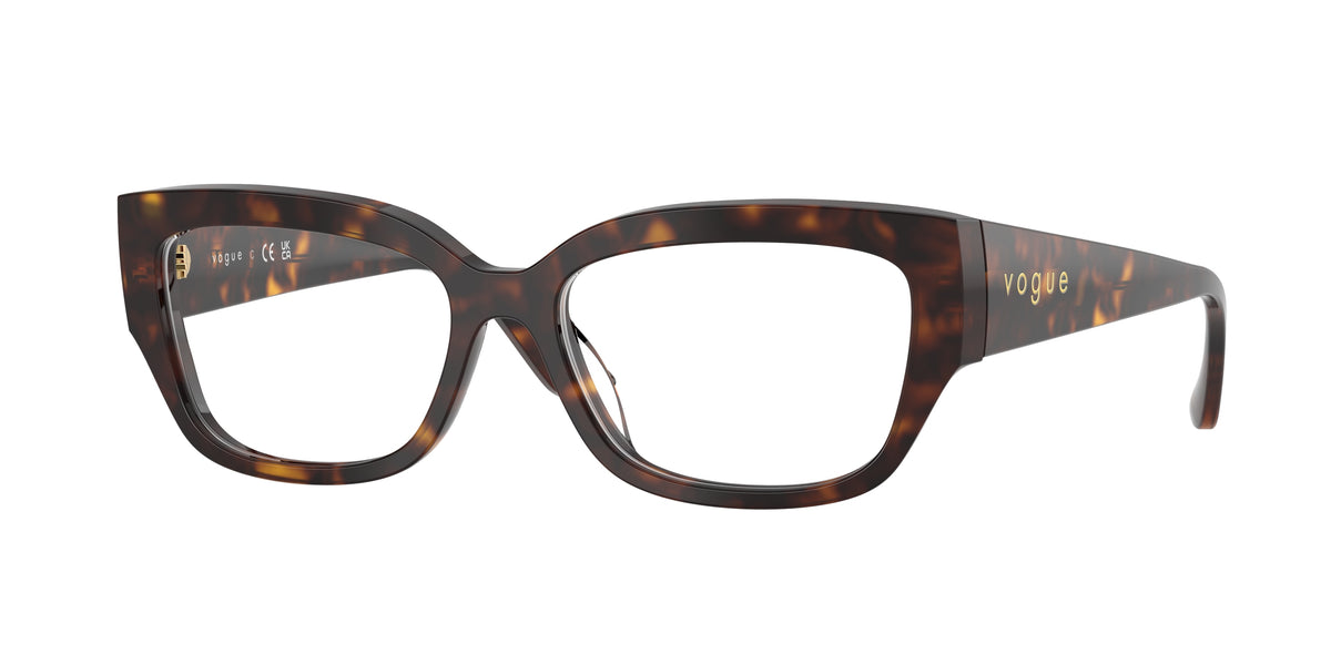 VOGUE 0VO5639U DARK HAVANA pillow glasses by VOGUE