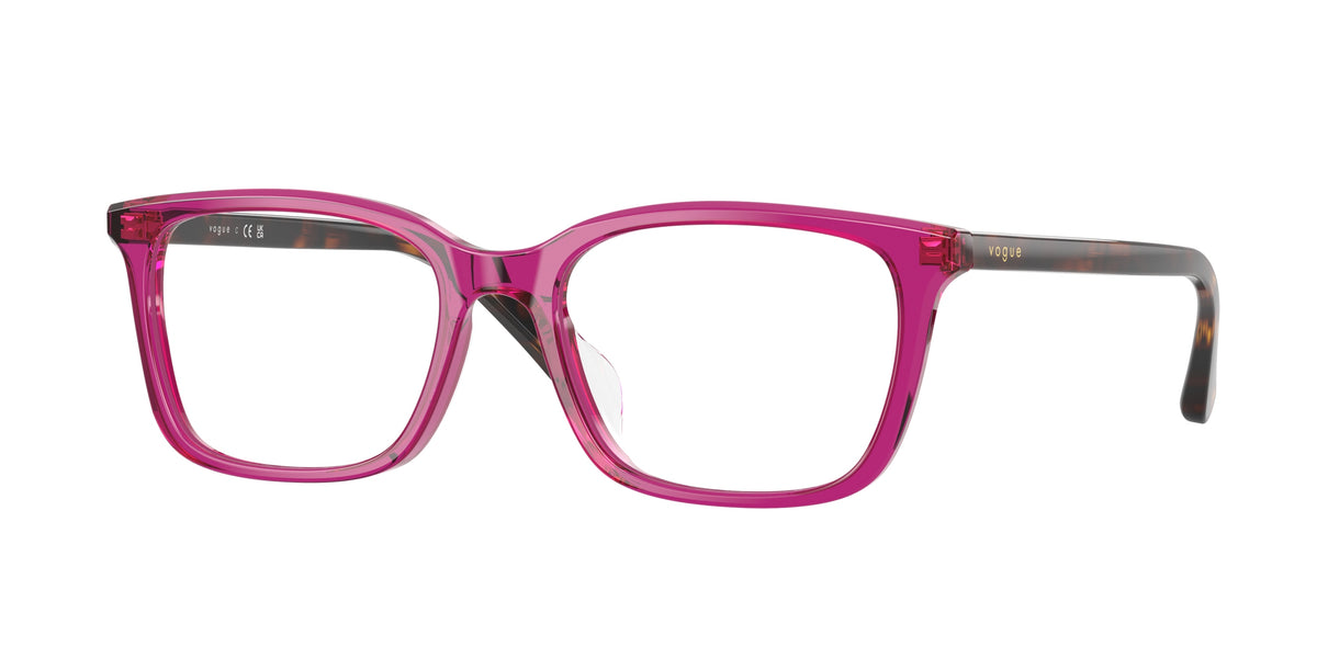 VOGUE 0VO5643D TRANSPARENT VIOLET pillow glasses by VOGUE