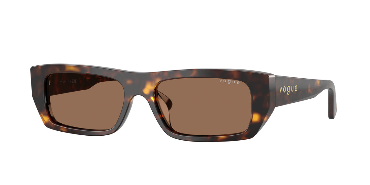 VOGUE 0VO5657SU DARK HAVANA rectangle sunglasses by VOGUE